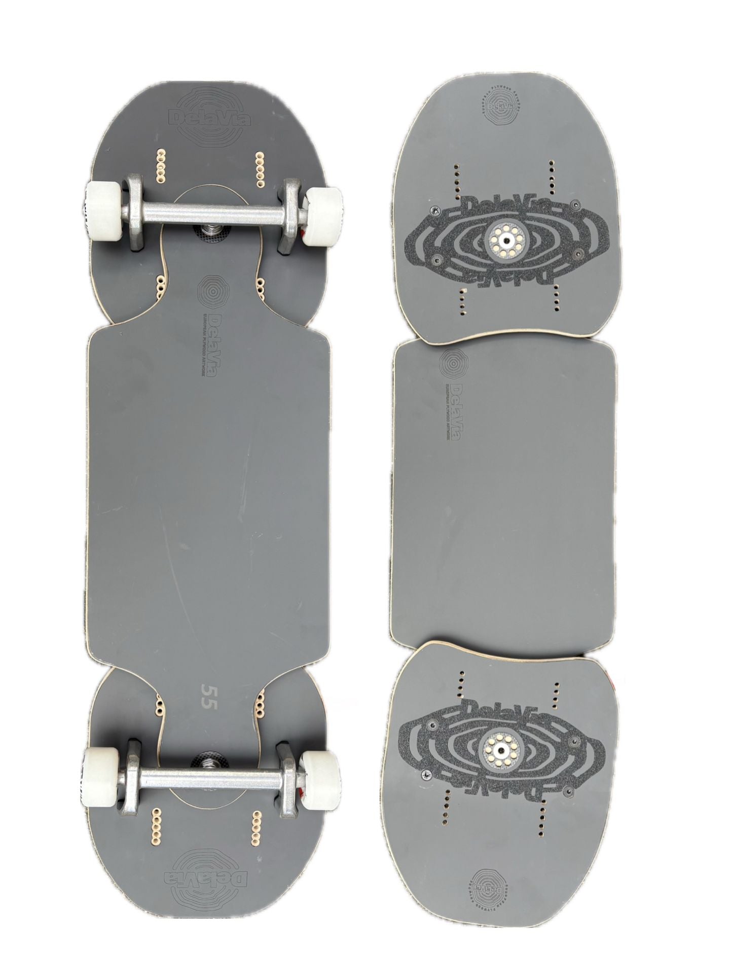 DelaVia Streetboard Traceless L 55cm | Streetboarding.com